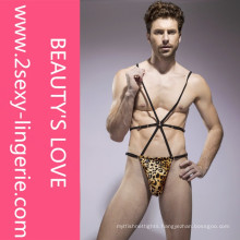 Cheap price 2015 new sexy paypal accept men underwear leopard men panty